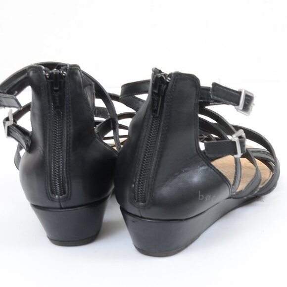 B.O.C. Born Concept Gladiator Wedge Sandals Vegan Leather Women's 11 - Picture 2 of 8